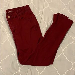 Maroon Pants